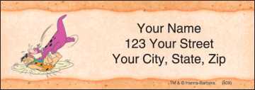 The Flintstones Address Labels Checks Unlimited