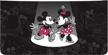 Disney Vintage Mickey & Minnie Side Tear Checkbook Cover