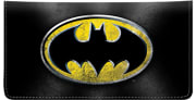 Enlarged view of batman checkbook cover 