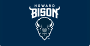 Enlarged view of howard university bisons checkbook cover 