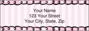pretty in pink address labels - click to preview