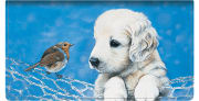Puppy Tales Checkbook Cover - click to view larger image