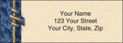 Enlarged view of sophisticates address labels 