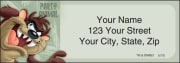 Enlarged view of taz address labels 
