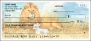 Lion and the Lamb Checks – click to view product detail page