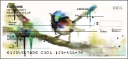 Enlarged view of watercolor birds checks 