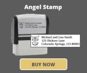 Angel Address Stamp