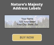 Nature's Majesty Address Labels