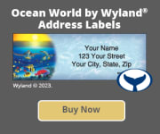 Ocean World by Wyland Address Labels