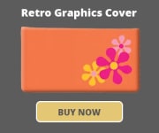 Retro Graphics Checkbook Cover