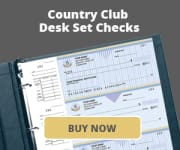 Country Club Desk Set Checks