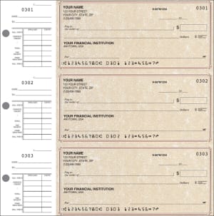 Desk Set Checks 3 On Page Checks Unlimited