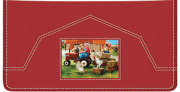 Barnyard Buddies Checkbook Cover - click to view larger image