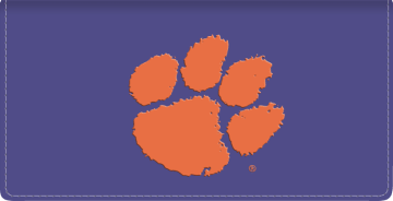 Enlarged view of clemson university tigers checkbook covers 