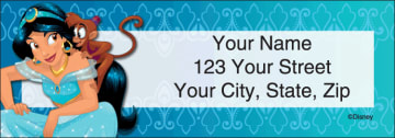 disney princess address labels - click to preview