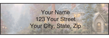 Quiet Escapes by Thomas Kinkade Address Labels - click to view larger image