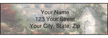 quiet escapes by thomas kinkade address labels - click to preview