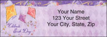 flavia® celebrations of life address labels - click to preview