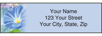 flower garden address labels - click to preview