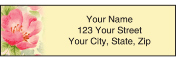 flower garden address labels - click to preview