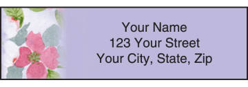 flower garden address labels - click to preview