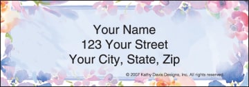 In Full Bloom by Kathy Davis Address Labels - click to view larger image