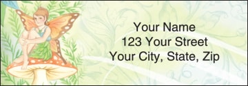 garden fairies address labels - click to preview