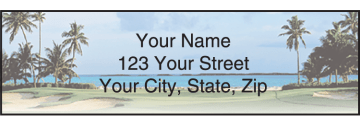 Golf Escapes Address Labels - click to view larger image