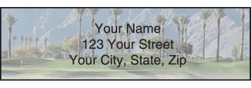 golf escapes address labels - click to preview