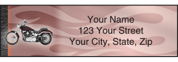 harley-davidson address labels - click to preview