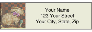 heart & home address labels - click to preview