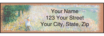 impressionist address labels - click to preview
