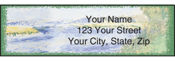 impressionist address labels - click to preview