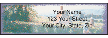 impressionist address labels - click to preview