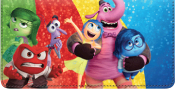 Disney Pixar Inside Out Checkbook Cover - click to view larger image