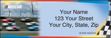 nascar address labels - click to preview