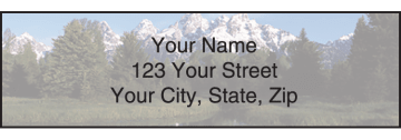 Enlarged view of national parks address labels 