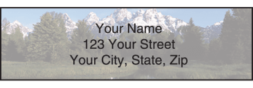 national parks address labels - click to preview