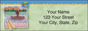 northwoods by andrea tachiera address labels - click to preview