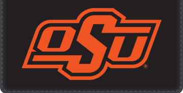 Enlarged view of oklahoma state cowboys checkbook covers 