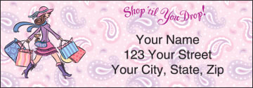 Pampered Girls¿ Address Labels - click to view larger image