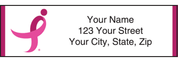 Susan G. Komen Address Labels - click to view larger image