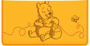 Disney Pooh & Friends Checkbook Cover - click to view larger image