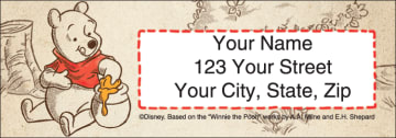 Disney Pooh & Friends Address Labels - click to view larger image