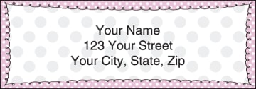 pretty in pink address labels - click to preview