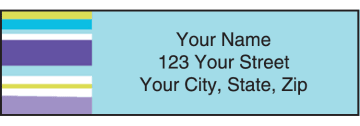 retro graphics address labels - click to preview