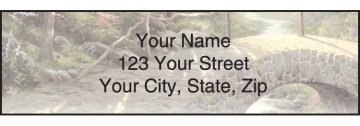 Enlarged view of serenity by thomas kinkade address labels 