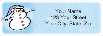 Snow Days Address Labels - click to view larger image