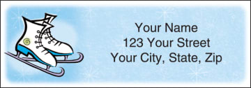 snow days address labels - click to preview