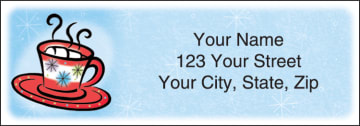 snow days address labels - click to preview